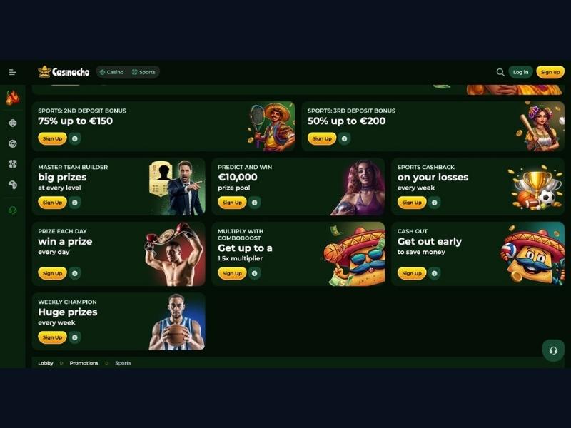 App móvil y ciclo competitivo semanal en Casinacho Casino para España